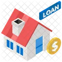 Home Equity Loan Mortgage Loan House Loan Icon