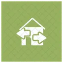 Home Exchange Arrows Icon