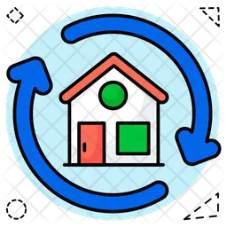 Home exchange  Icon