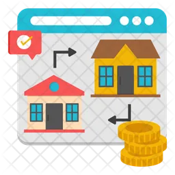 Home exchange  Icon