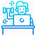 Home Work From Home Work Icon