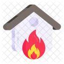 Home Fire House Fire Building Fire Icon