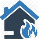 Home Fire Explosion Home Fire Explosion Icon