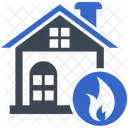 Fire Home Insurance Icon