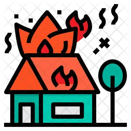 Home Fire Insurance  Icon