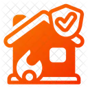 Home Fire Insurance Protect Icon