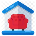 Sofa Home Furniture Furnishing Icon