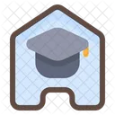 Home Graduation Education Online School Icon