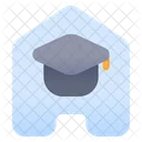 Home Graduation Education Online School Icon