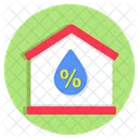 Home Humidity House Humidity Property Humidity Icon