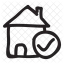 Home Tick Real Icon