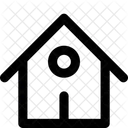 Interface Home Door Entrance Home House Map Roof Round Window Icon