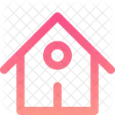 Interface Home Door Entrance Home House Map Roof Round Window Icon