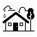 Home House Landscape Icon