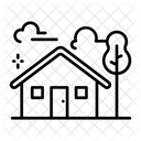 Home House Landscape Icon