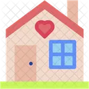 Home Shelter Heart Icon