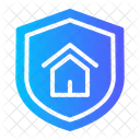 Home Insurance Padlock Security Icon