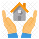House Insureance Hand Icon