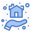 Giving Hand Home Icon