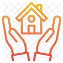 House Insureance Hand Icon