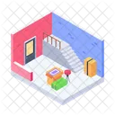 House Interior Home Interior Unpacking Icon
