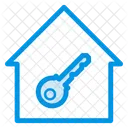 Home Key Lock Icon