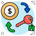 Home Key Home Ownership House Key Icon