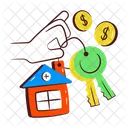 Home Key Home Ownership House Key Icon