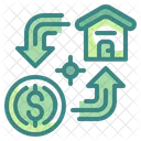 Loan Money Property Icon