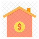 주택 융자 현금 돈 빌리기 아이콘