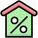 Home Loan House Percentage House Sell Icon