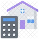 Calculator Building House Icon