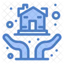 Hand Home Loan House Icon