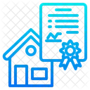 Home Loan Certificate  Icon