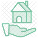 Home Loan Duotone Line Icon Icon