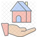 Home Loan Lineal Color Icon Icon