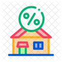 Credit House Borrowed Icon