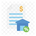 Home Loan Percentage  Icon