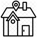 홈 위치 라인 아이콘 아이콘