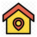 Home House Location Pin Icon