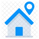 Home Location House Location Residential Address Icon
