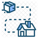 Delivery Home Shipping Icon