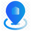 Map Home Pin Icon