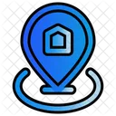 Map Home Pin Icon