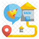 Home Location Home Delivery Location Icon