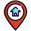 Home Location House Location Home Address Icon