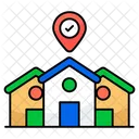 Home Location House Location Home Direction Icon