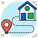 Home Location House Location Home Direction Icon