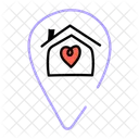 Home Tracking Home Location Home Navigation Icon