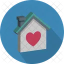Home Love House Heart Icon